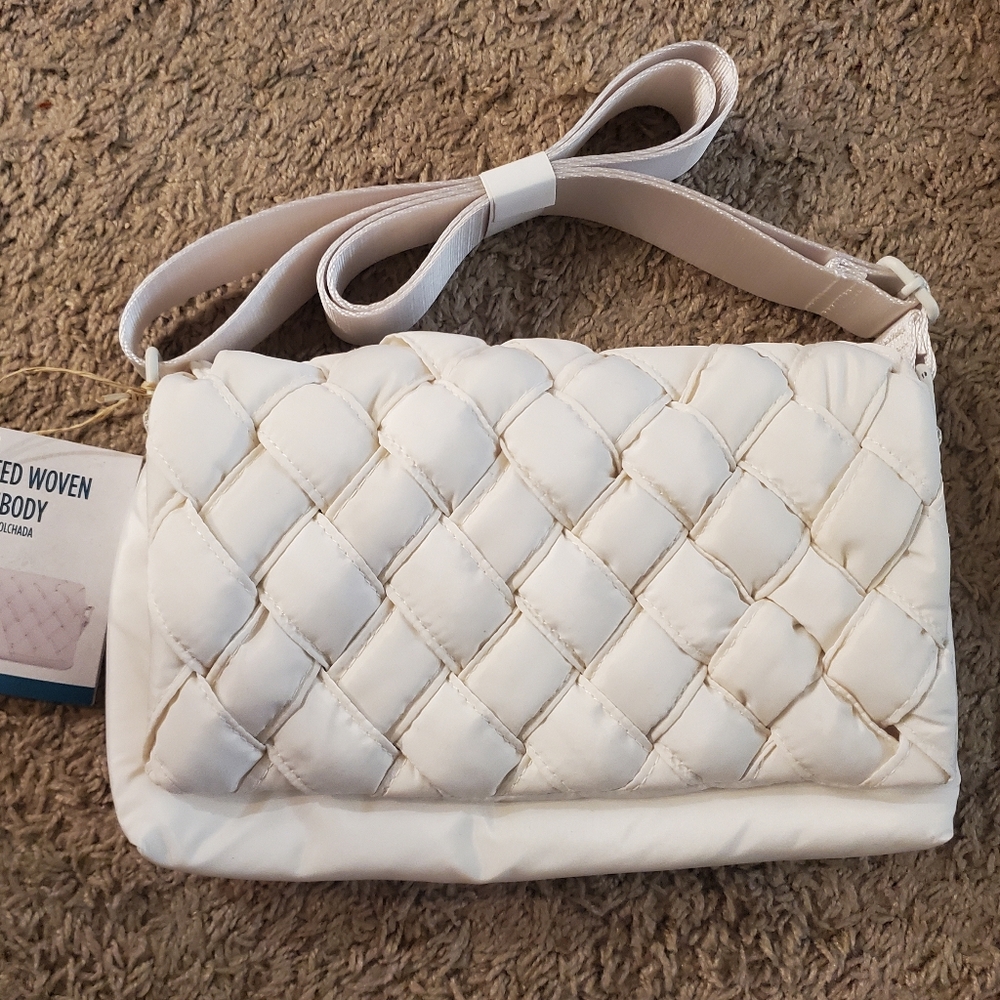*NWT* White Quilted Crossbody Purse (2 Available)